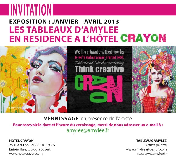 invitation exposition hotel crayon amylee