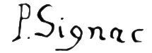 paul signac signature