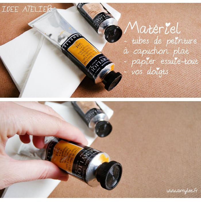 ranger tubes peinture atelier art