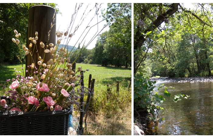 partie campagne riviere été soleil promenade