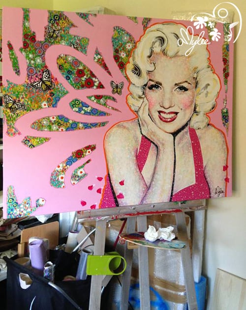 tableau-amylee-creation-marilyn-monroe-contemporain