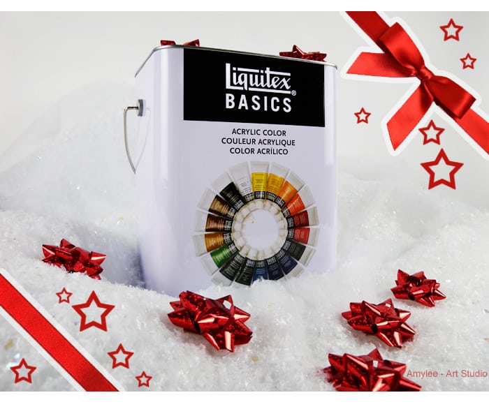 coffret metal liquitex basics couleurs