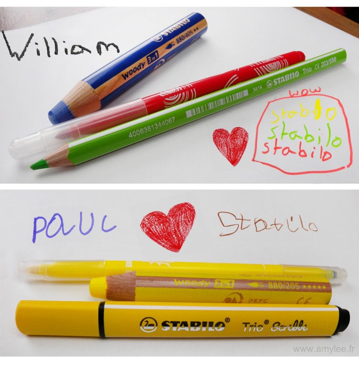 Dessin et coloriage enfant GENERIQUE Crayon Stabilo Multi-talents