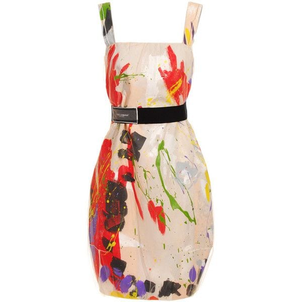 Dolce & Gabbana Hand painted short dress